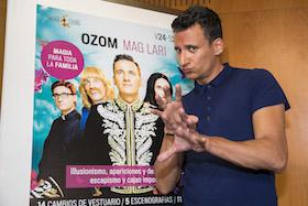 23.06.16 Las Palmas de Gran Canaria.- Mag Lari presenta su espectáculo de magia "Ozom", en el Teatro Cuyás. Foto: Quique Curbelo