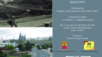 Tarjeta de Invitación Exposición Gran Canaria Ayer y Hoy en imágenes