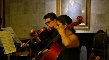 Concierto de cámara en el salón de la Casa-Museo Tomás Morales