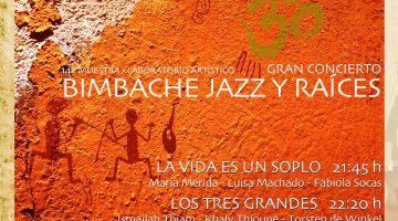 CARTEL CONCIERTO BIMBACHE JAZZ Y RAICES