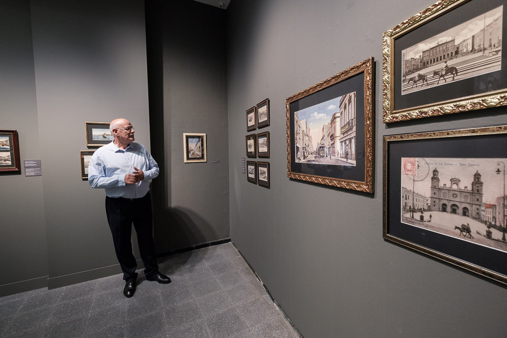 LAS PALMAS DE GRAN CANARIA (Canarias). 04/07/2018.- Inauguración de la exposición ‘Imagen etnográfica de Gran Canaria. Colección de postales de Vicente Rodríguez Suárez’. ©Ángel Medina G./Cabildo de Gran Canaria