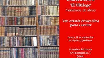 'Ultílogo', charla literaria (1)