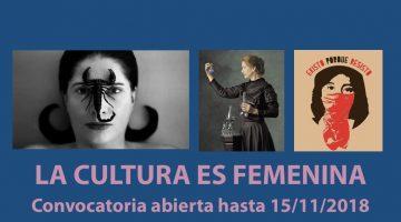 convocatoria la cultura es femenina imagen