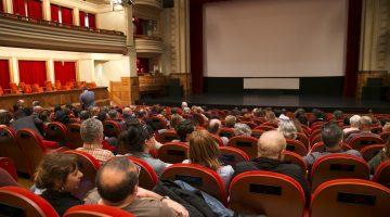 08.04.18.Las Palmas de Gran Canaria. 18º Festival Internacional de Cine Las Palmas de Gran Canaria. Presentación NO DATE NO SIGNATURE, CON EL PROTAGONISTA Agha´ee. Teatro Pérez Galdós.  Foto Quique Curbelo