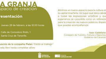 Invitación LA GRANJA ESPACIO DE CREACIÓN