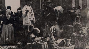 Campesinas en el mercado de Vegueta hacia 1903. Foto FEDAC