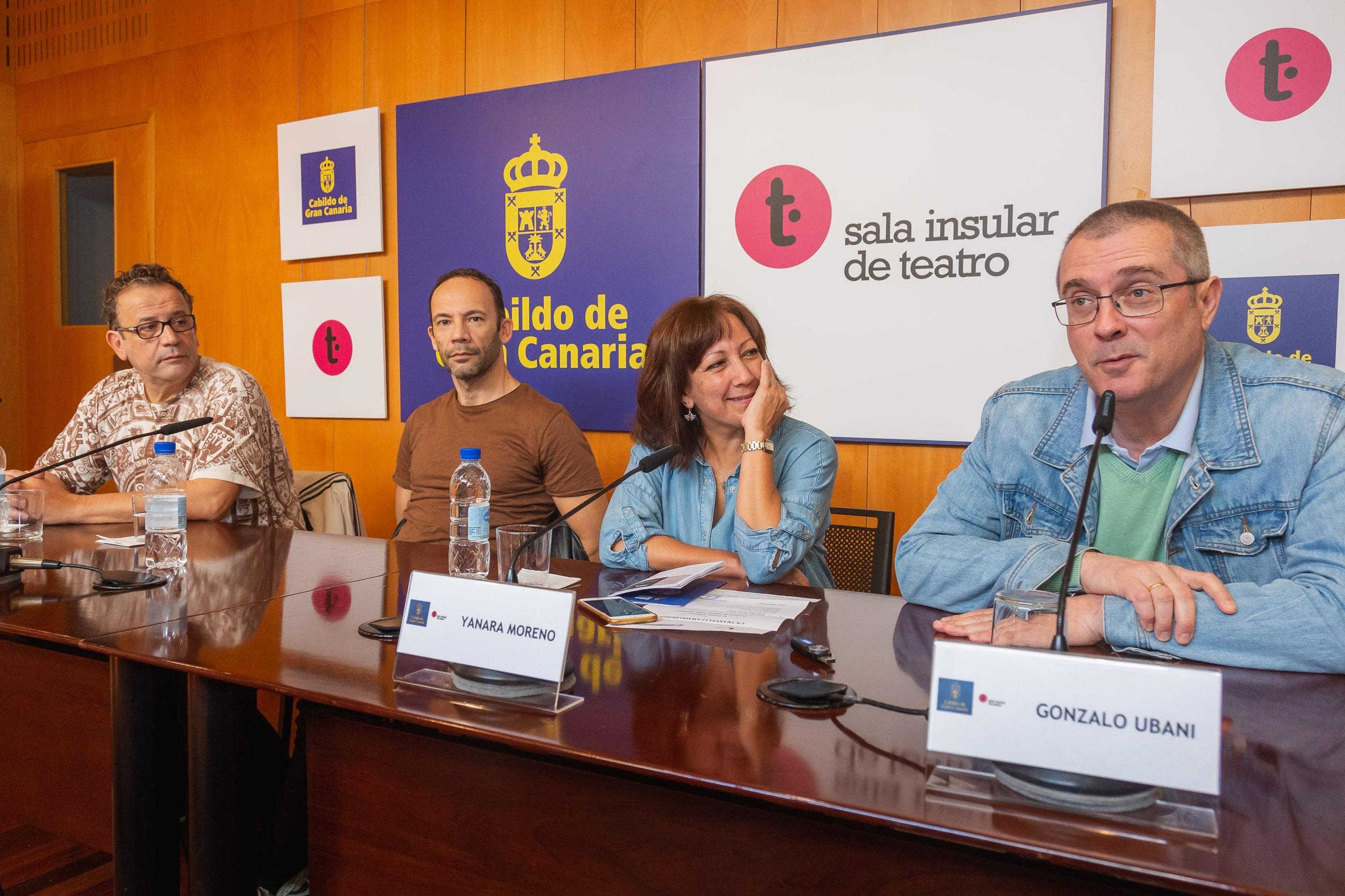 de izquierda a derecha fernando navas, toni báez, yanara moreno y gonzalo ubani