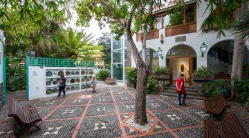 Patio de la Casa-Museo Antonio Padrón, en Gáldar