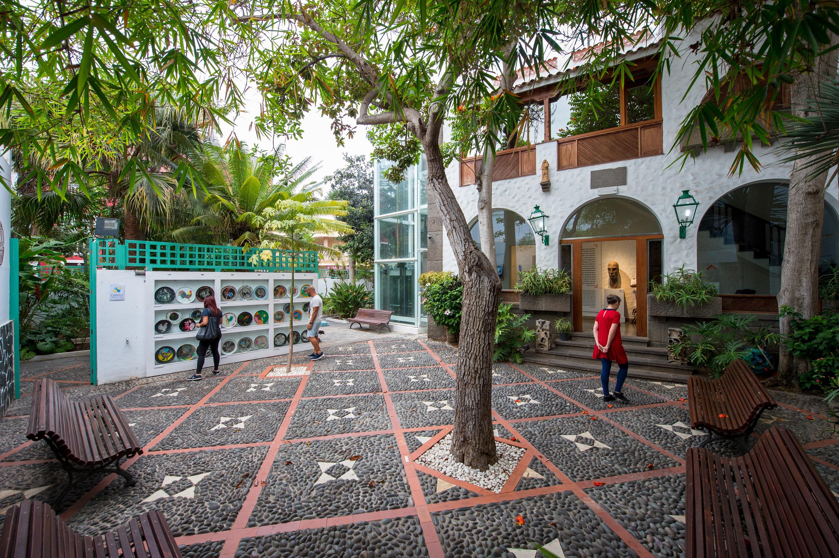 Patio de la Casa-Museo Antonio Padrón, en Gáldar