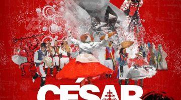 Cartel del espectáculo César, el musical