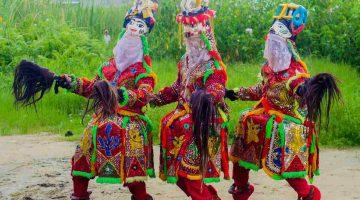 Algunos de los miembros del grupo de Benin.