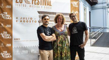 19.07.19. Las Palmas de Gran Canaria. Presentación en rueda de prensa del espectáculo "La Bailarina" de Antigua & Barbuda. Palacete Rodríguez Quegles. Foto Quique Curbelo