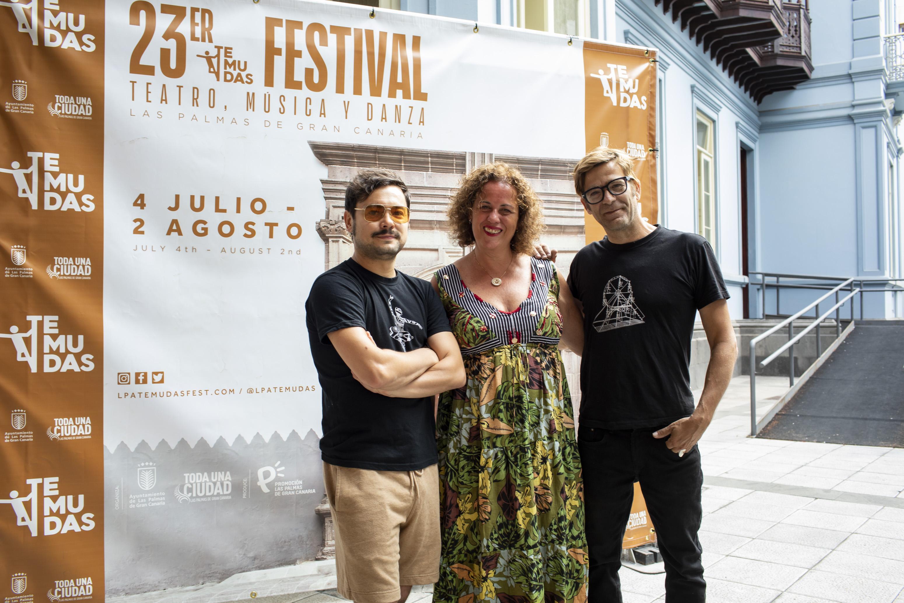 19.07.19. Las Palmas de Gran Canaria. Presentación en rueda de prensa del espectáculo "La Bailarina" de Antigua & Barbuda. Palacete Rodríguez Quegles. Foto Quique Curbelo