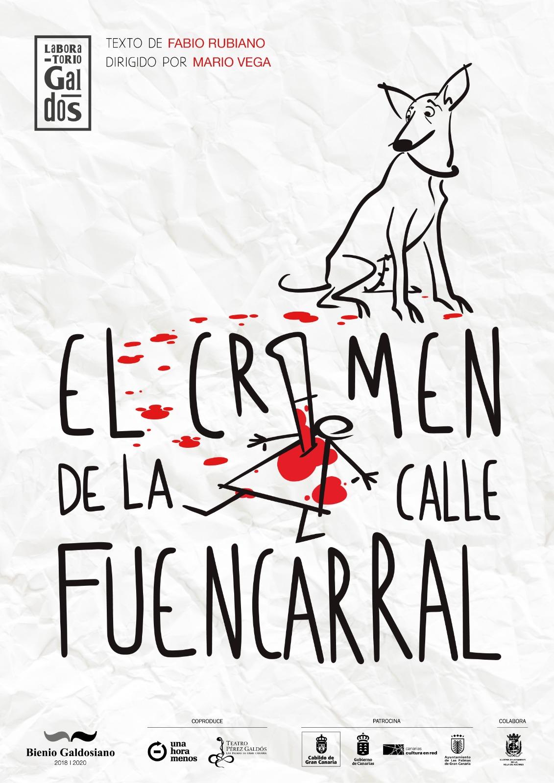 Cartel del montaje El crimen de la calle Fuencarral