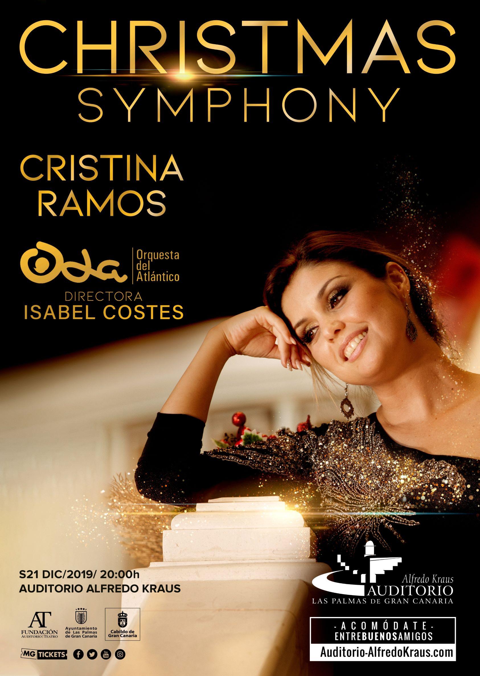 Cartel del espectáculo de Cristina Ramos en el Auditorio Alfredo Kraus