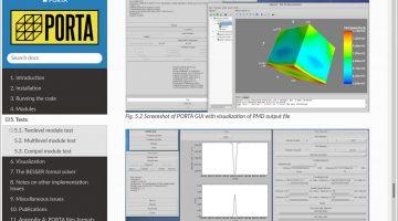 Imagen del código 3D de transferencia radiativa PORTA web