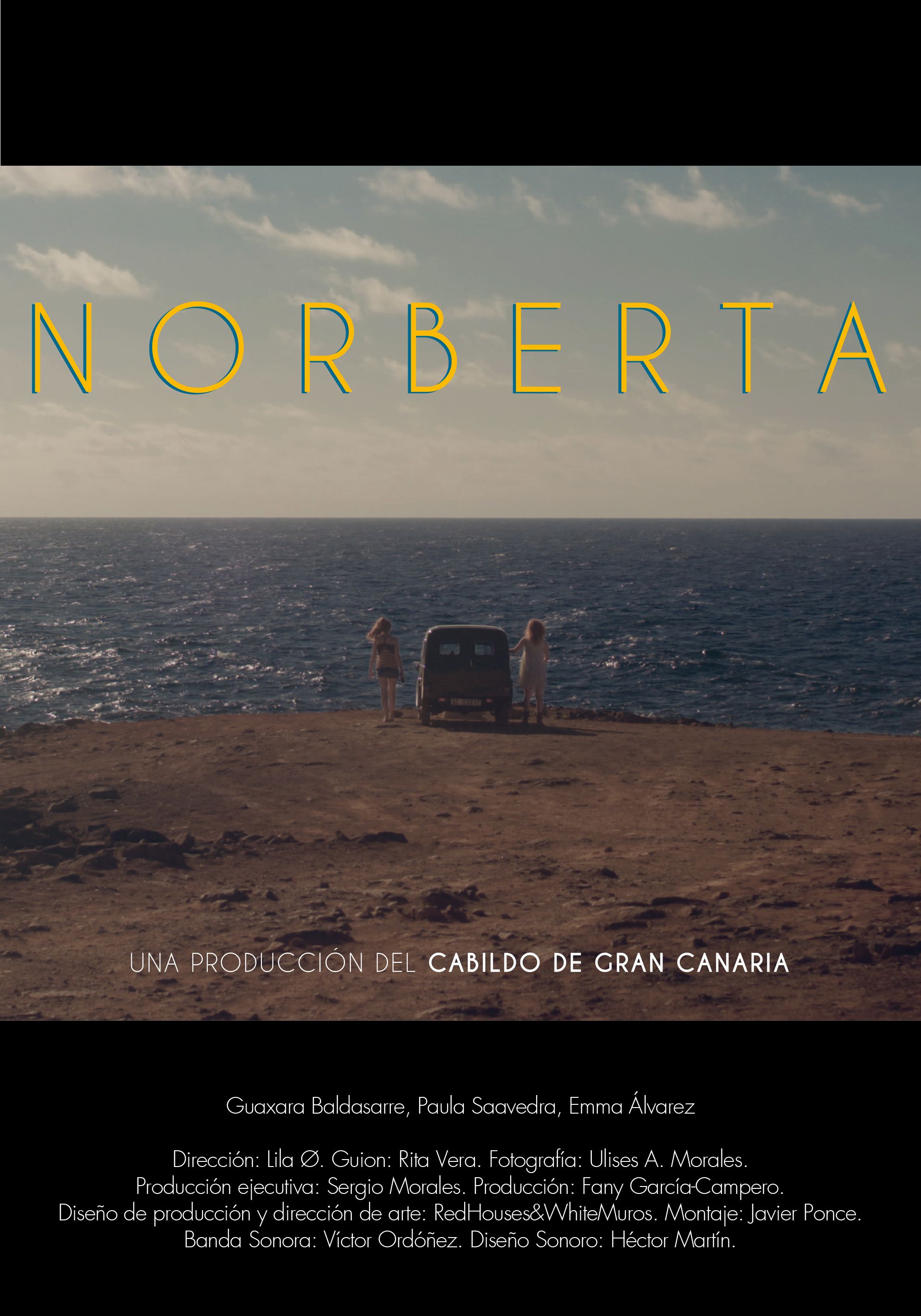 Cartel del cortometraje Norberta