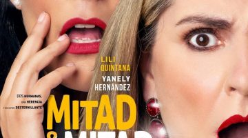 Cartel de la comedia 'Mitad y mitad' que interpretan Lili Quintana y Yanely Hernández