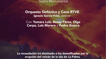 Cartel del Concierto por La Palma