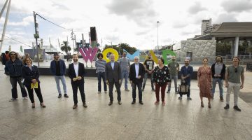 Las Palmas de Gran Canaria 10/11/21. Presentación del WOMAD 2021. Parque Santa Catalina. Foto Quique Curbelo