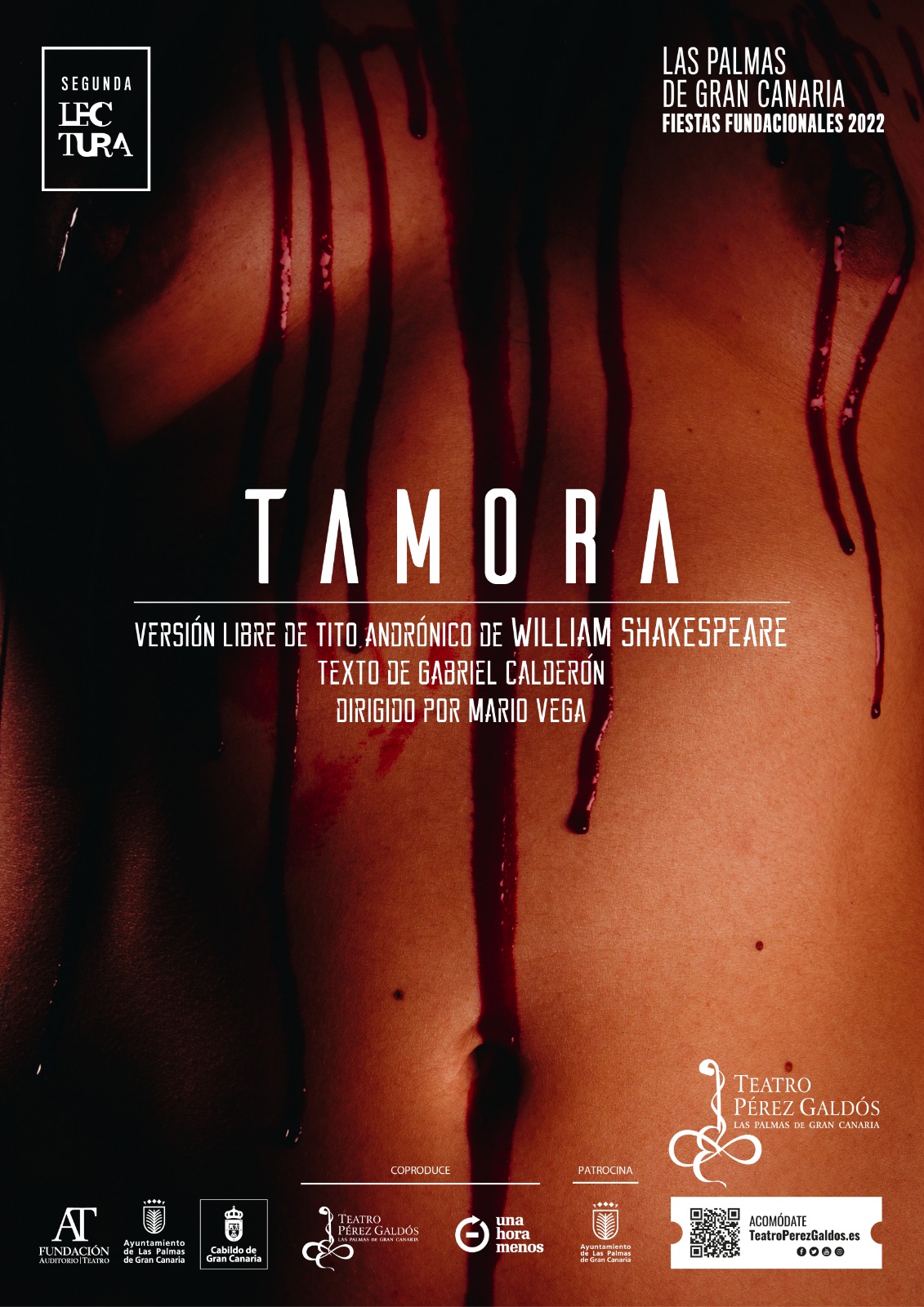 Cartel del montaje escénico 'Tamora'