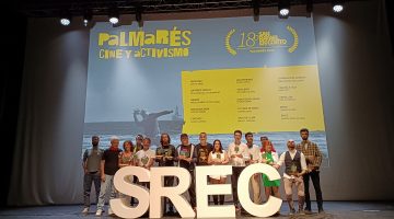 Foto de familia de todos los realizadores de la 18º edición de SREC con sus Camaritos