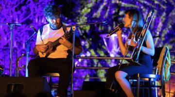 Hirahi Afonso junto a Rita Payés en un concierto (1)