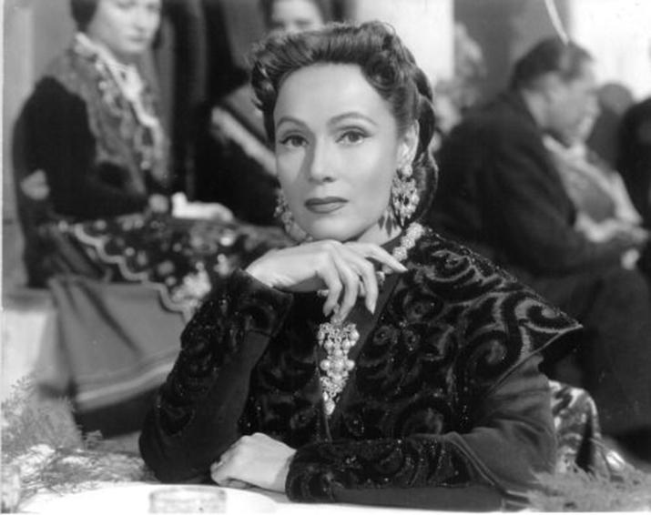 La actriz Dolores del Río encarnó a Doña Perfecta en una película de 1951.