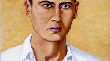 Jorge Oramas. Autorretrato_ca. 1932-1935 La obra se expone en la muestra 'Isla de arte'.