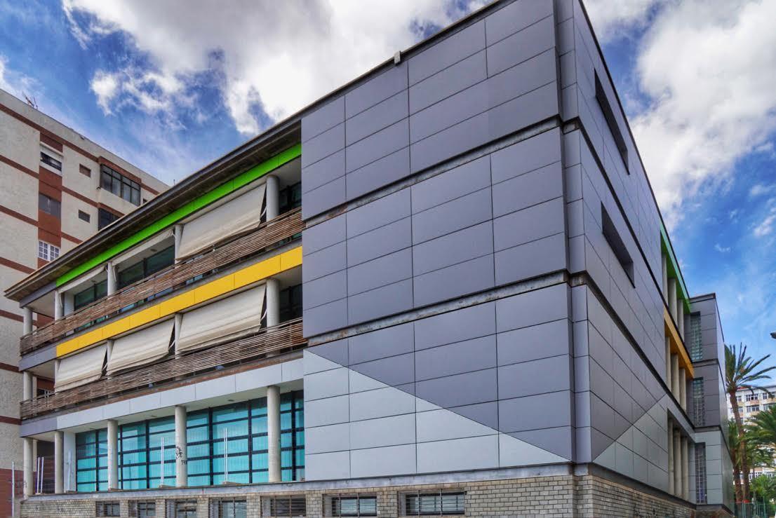 Edificio del CCA Gran CanariaCentro de Cultura Audiovisual, situado en Ciudad Alta