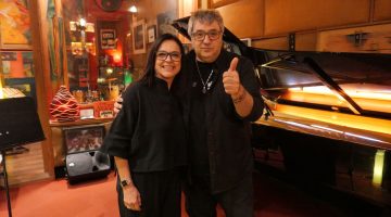 El músico argentino Lito Vitale con la cantante canaria Olga Cerpa (2)