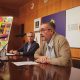 Gonzalo Ubani, en primer término, y Manuel Pineda, en la presentacion