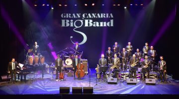 Imagen de la Gran Canaria Big Band en el Teatro Cuyás.